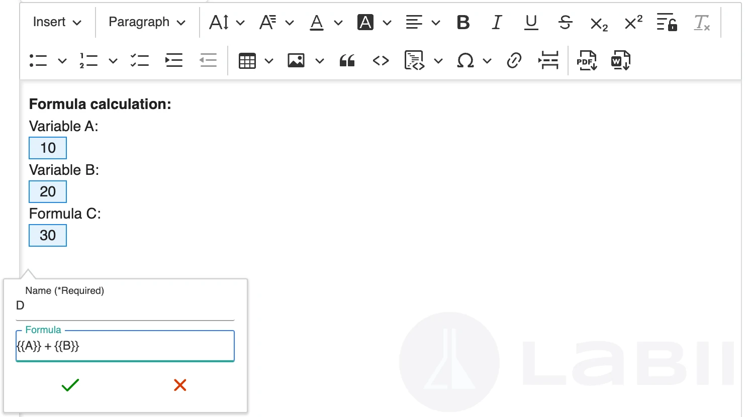 Simplify Experimental Data Capture with Insert Fields