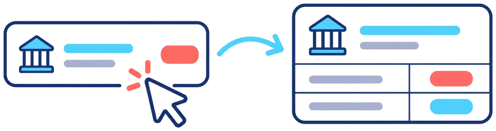 Turn an Unmatched Transaction Into an Entry in One Click