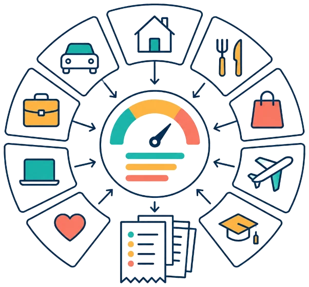 Organize Tax Categories and See Their Totals at a Glance