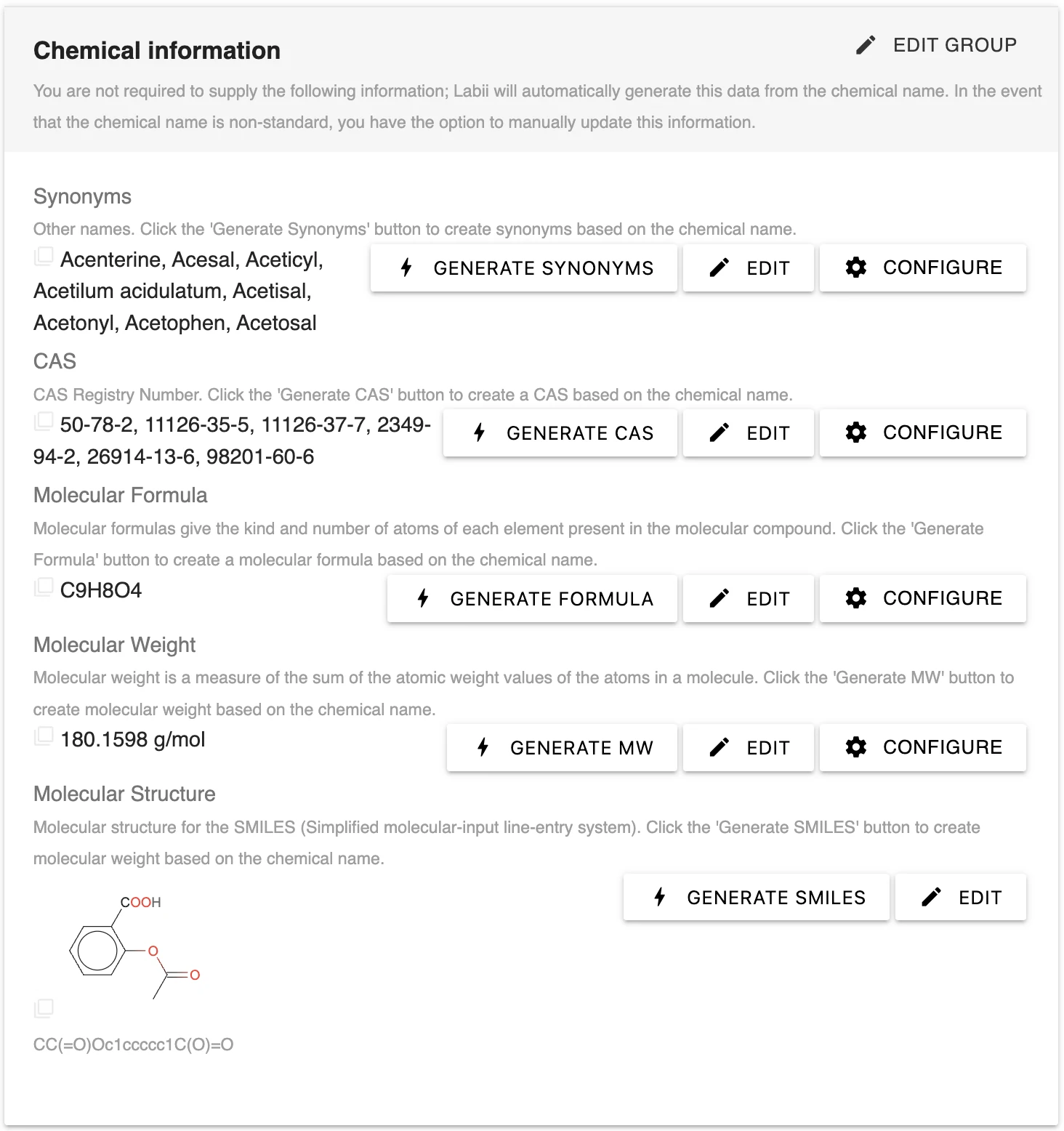 Effortless Chemical Information Retrieval