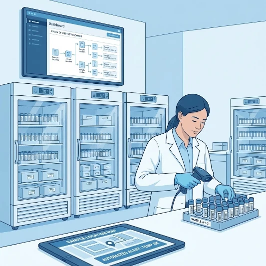 Track Client Samples with Complete Chain of Custody