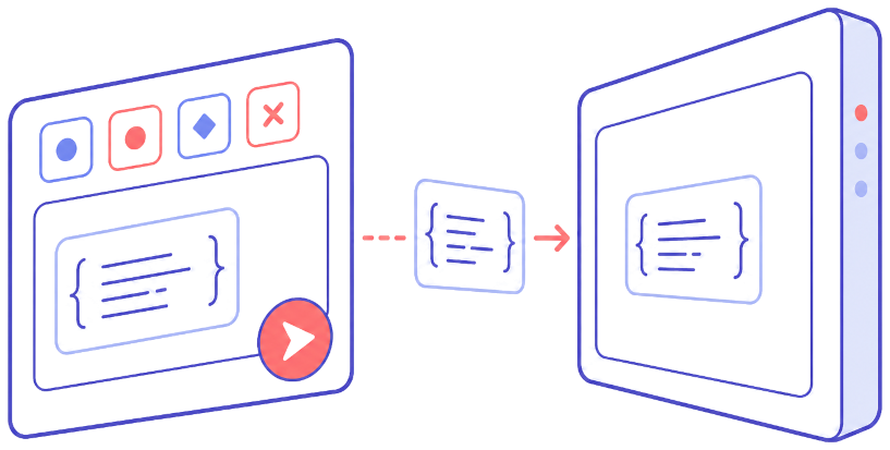 Datenaustausch mit einem Klick über das API-Widget