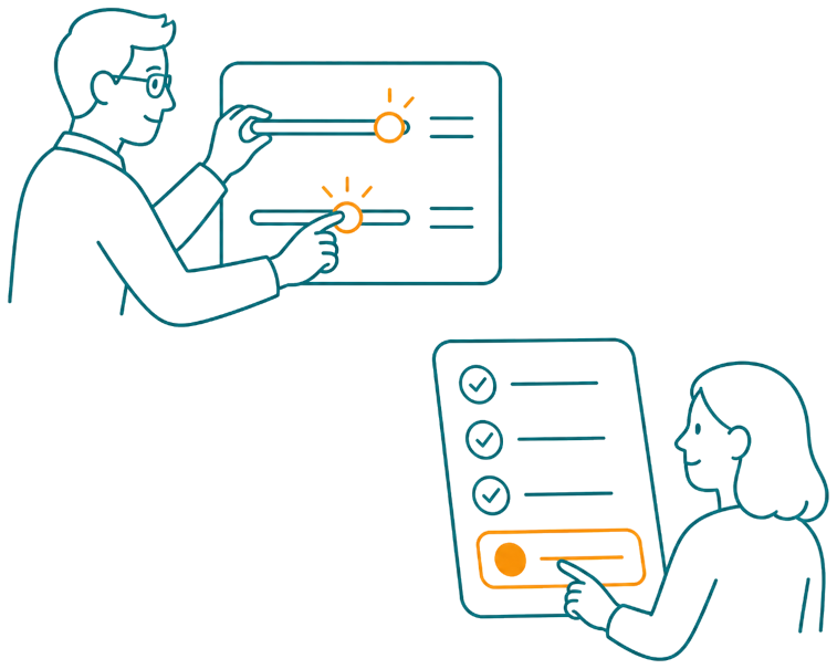 Complex Configuration for Admins, Simple Execution for Users