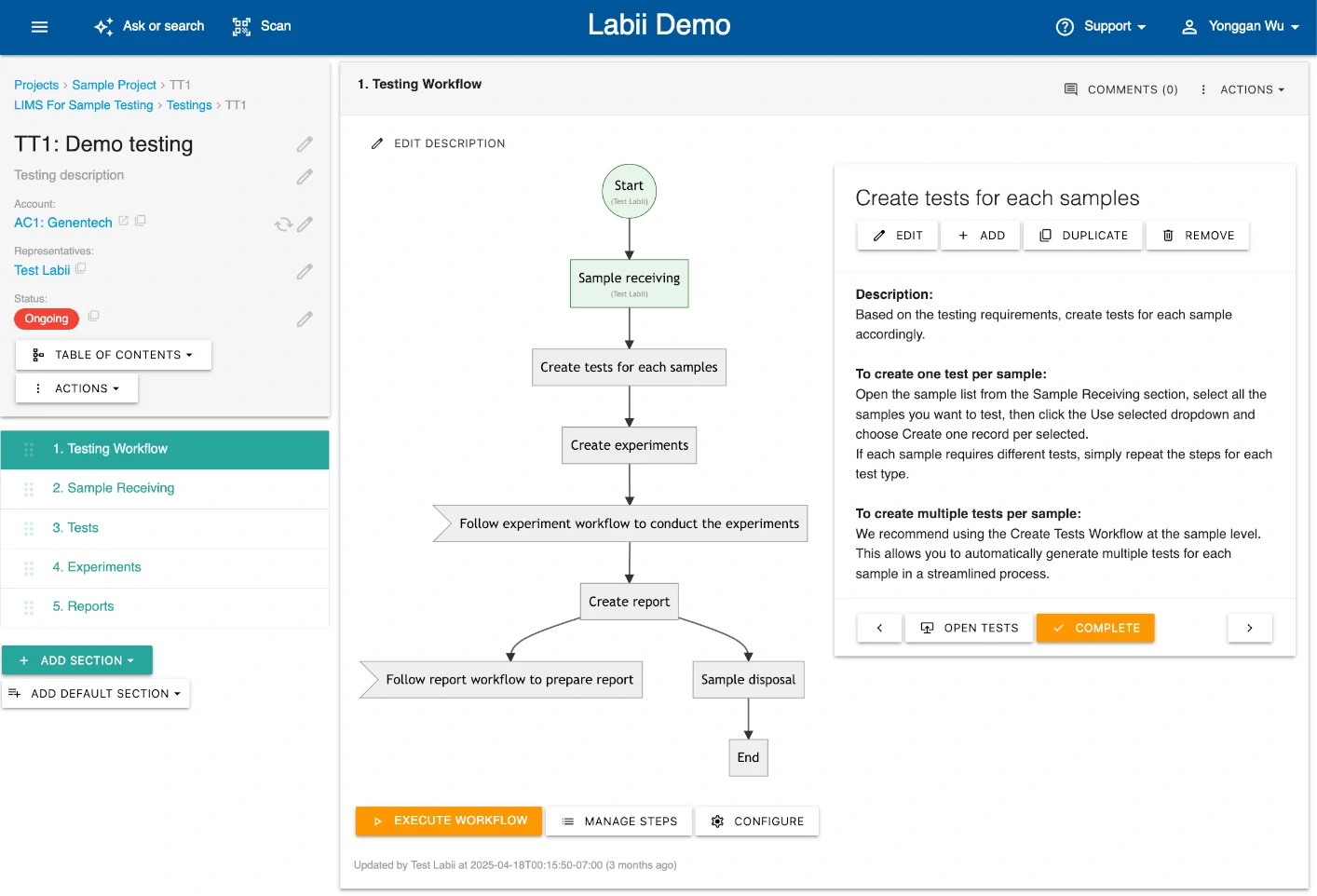 Labor-Informations-Management-System (LIMS)