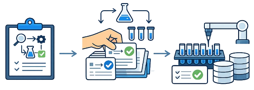 From Testing Plans to Bulk Experiment Execution